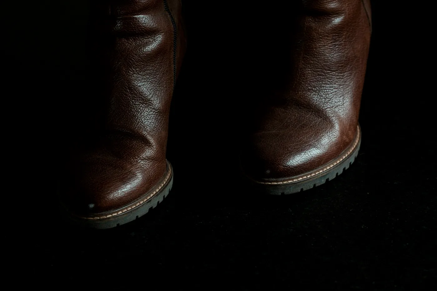 Collection Knee-High Smooth Leather Boots Studio
