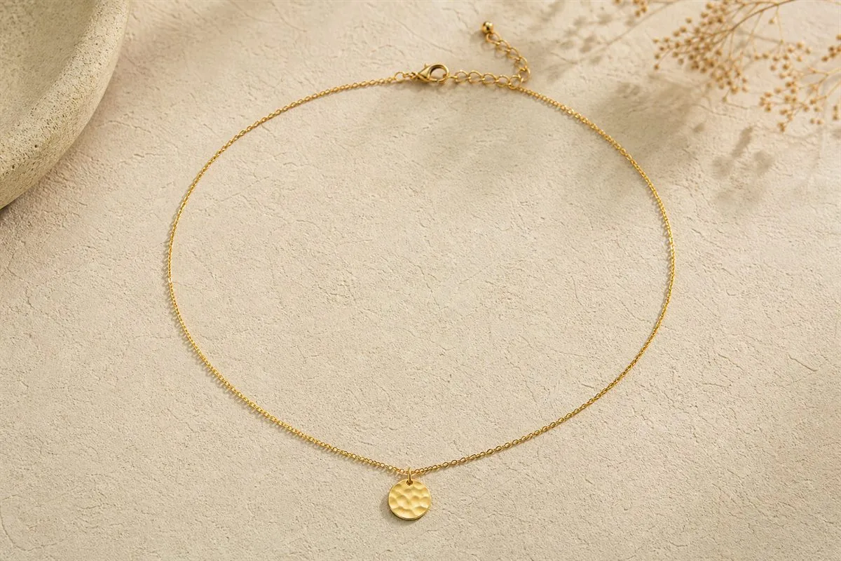 Collier Chaîne Fine Plaqué Or No.19