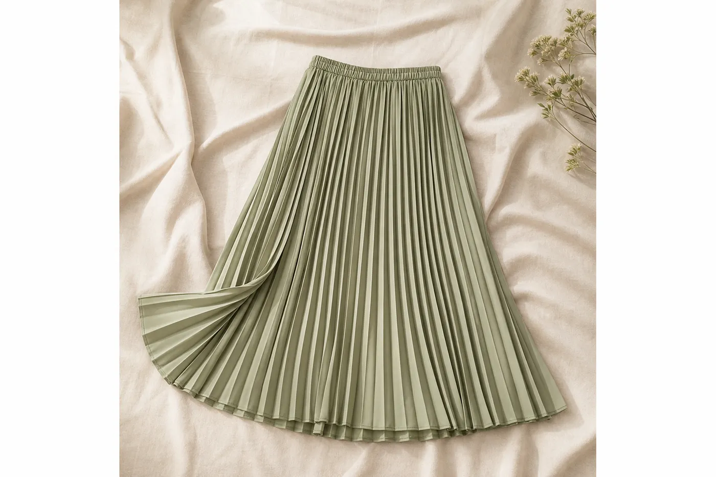 Pleated Midi Skirt — Series 12