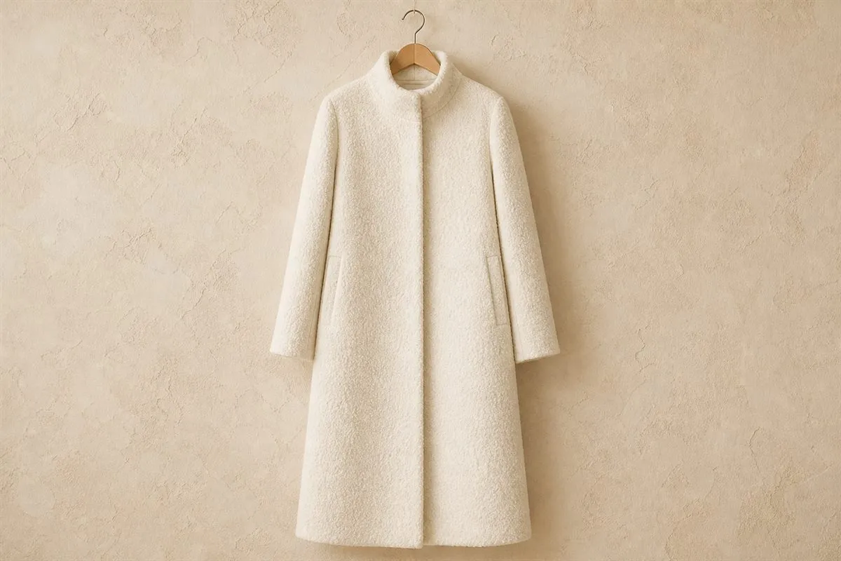 Edition Manteau Long en Laine Bouclée No.02