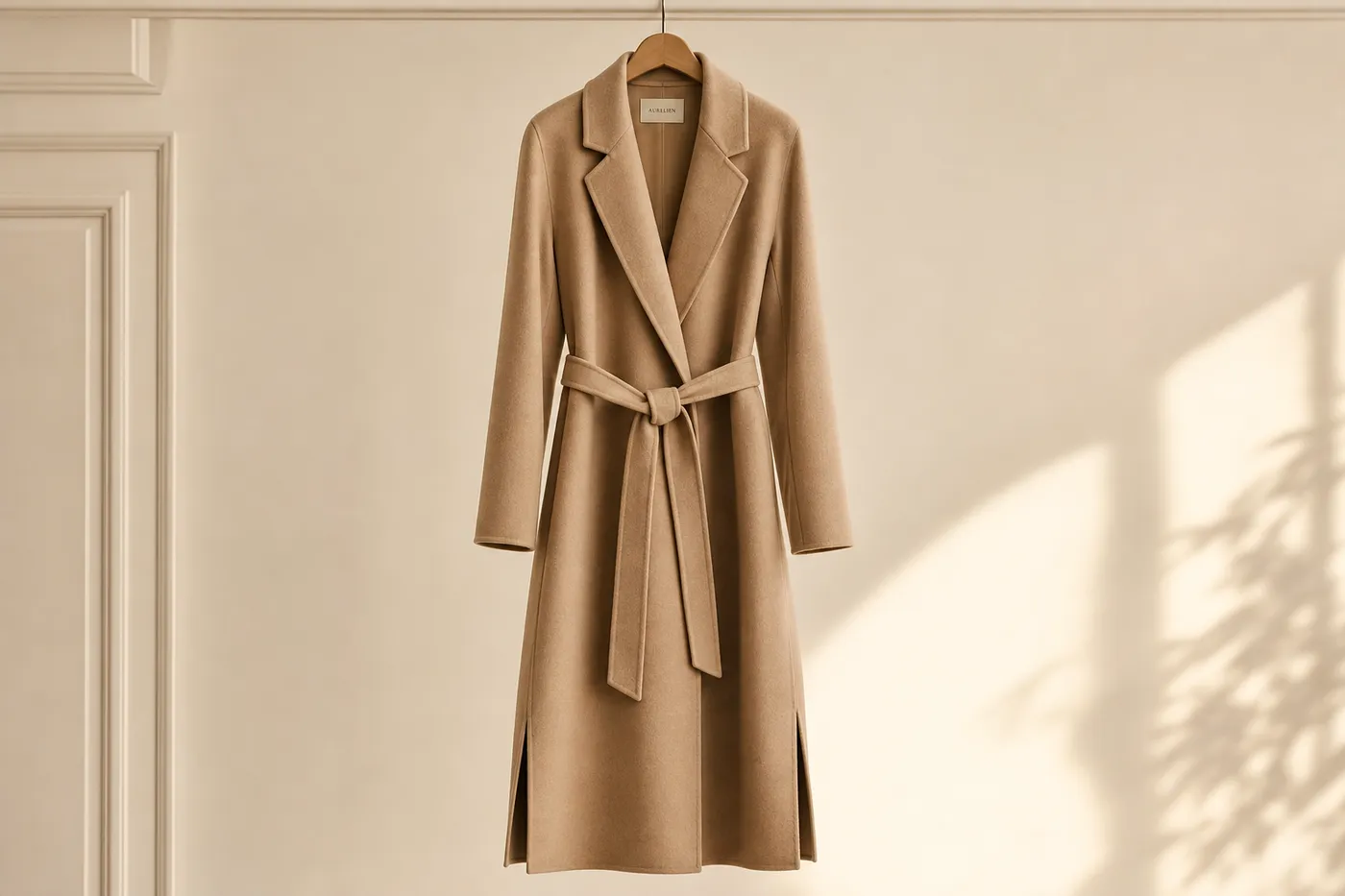 Belted Long Coat No.18