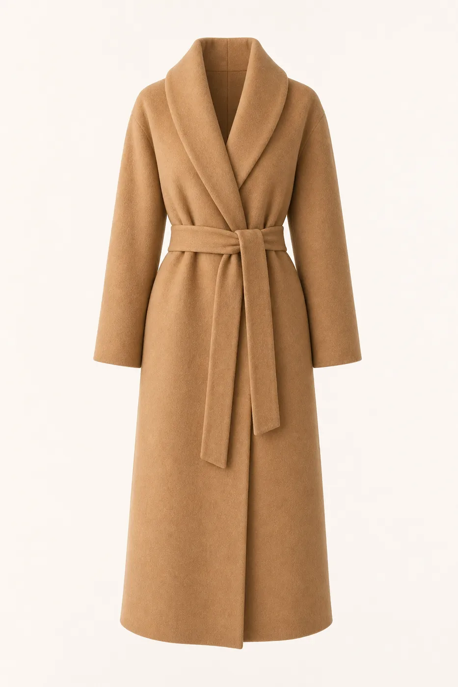 Collection Long Robe Coat in Wool Cashmere No.04